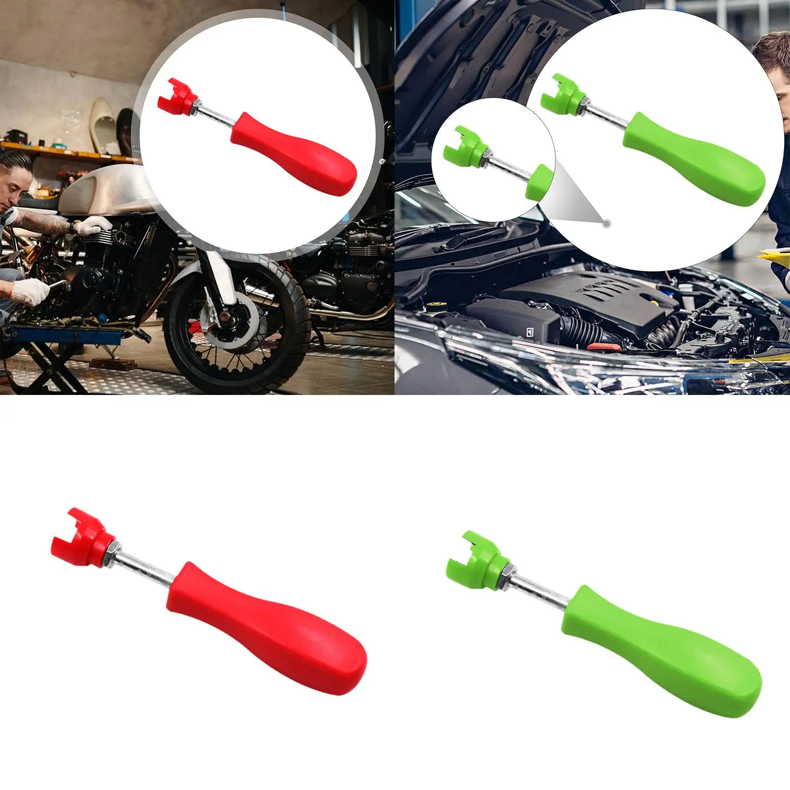 Car Drum Brake Spring Compressor Improved Tip Design Easy Maintenance Tool for Removing and Installing Brake Springs