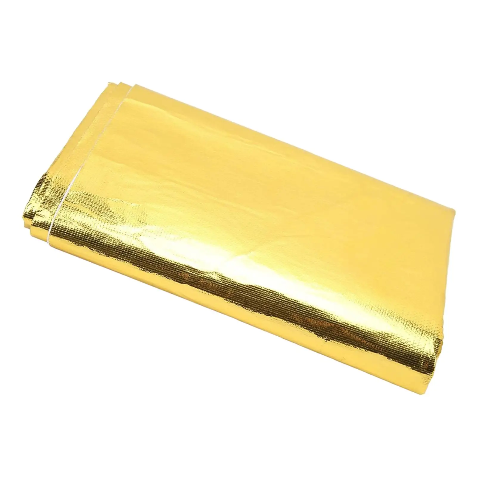 Heat Shield Wrap Tape Gold Aluminized Fiberglass Thermal Barrier Adhesive Insulation for Auto Exhaust Cover