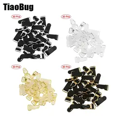 30Pcs Underwear Straps Clips Plastic Corset Leg Garter Belt Clip Hooks Suspender Ends Cuff Stockings