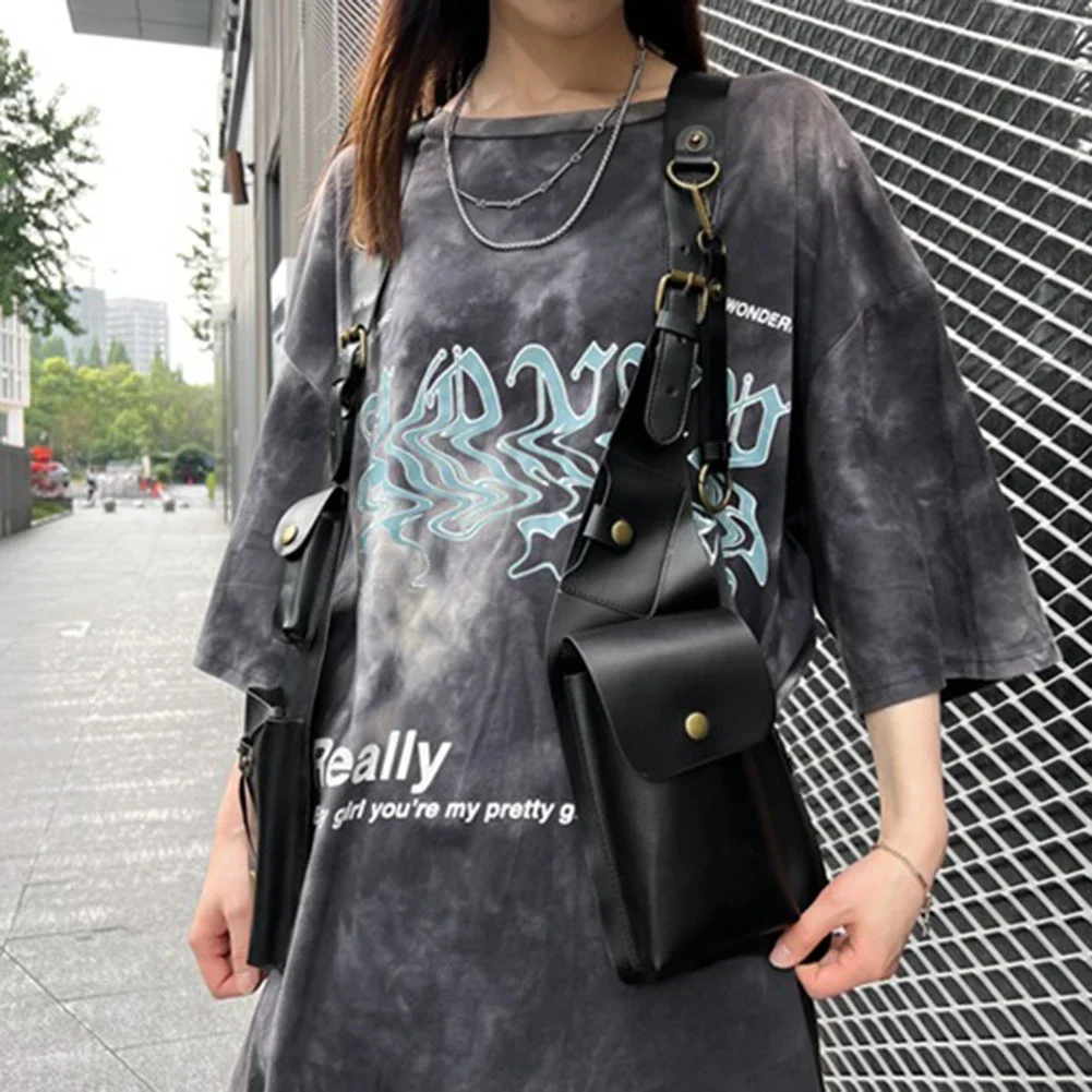 

New Vest Skin-friendly Vest Phone Bag Shoulder Shoulder Harness Design Skin-friendly Material Buckle Bag Harness