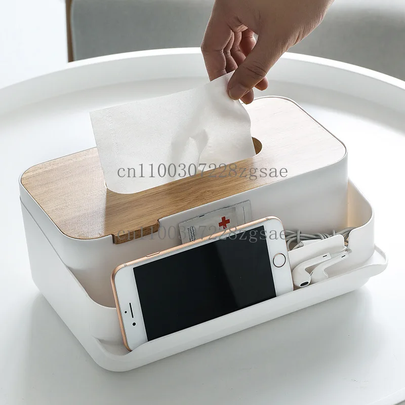 Extraction tissue box Mobile phone holder Remote control storage box Paper napkin paper box
