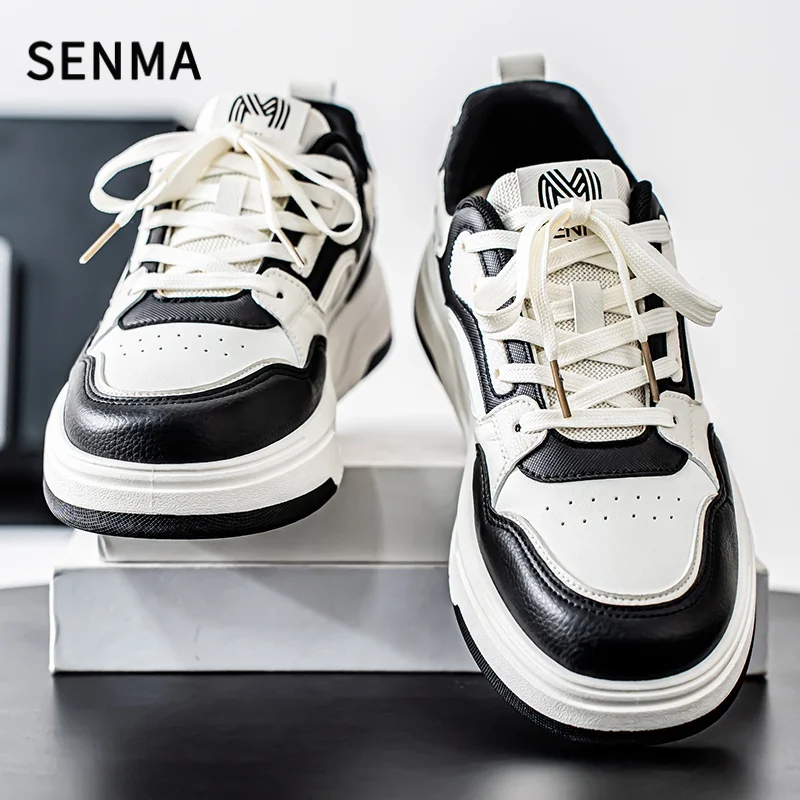 

SENMA Mens Casual Shoes Male Sneakers Board Shoes Outdoor Lightweight Breathable Walking Shoes Gym Tennis shoes Campus Sneakers
