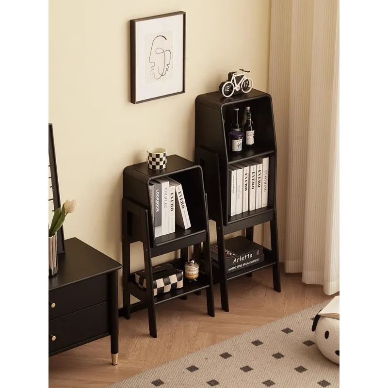 

Solid wood shelf simple modern bedside living room combination small bookcase