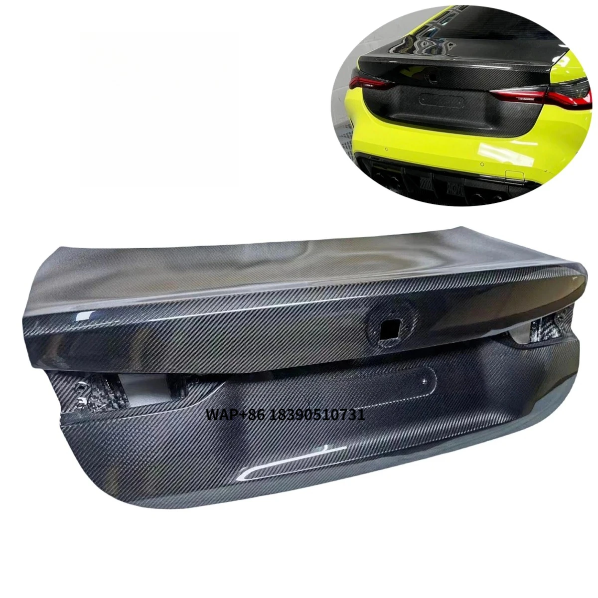 

OEM Style Dry Carbon Fiber Rear Trunk Lid for G82 M4 G22 430i M440i M Sport Sedan