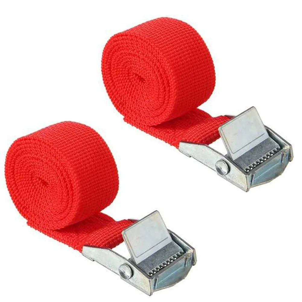 

Cargo Lashing Strap Lashing Strap Optional Colour Zinc Alloy+Nylon 1 Mx25mm 2 Pcs For Goods Movement High-Density Weaving