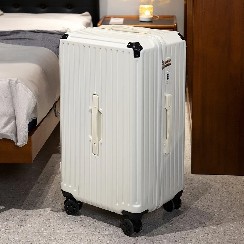 

Пятителесный чемодан на колесиках, 28 дюймов, большой вместимости, с защитой углов, многофункциональный, прочный и долговечный, 24-дюймовый чемодан с кодовым замком.