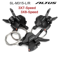 Altus SL-M315 Bike Shifter Lever 3x7/8 Speed 3S 21S 24S Shifter Trigger Rapid Fire Plus Shifter Cable MT200 M315 palanca cambios