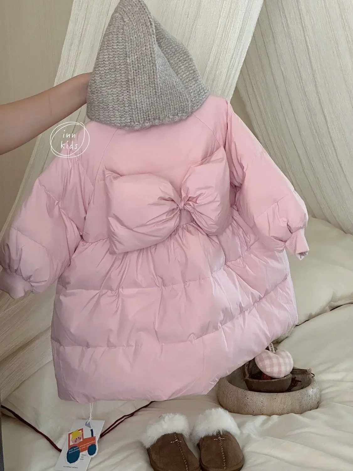 Girl New Winter Coat Dress Casual Princess Designed Children Birthday Party Clothes Kids 1-8Ys Down New Year Luxury Cute Outfit