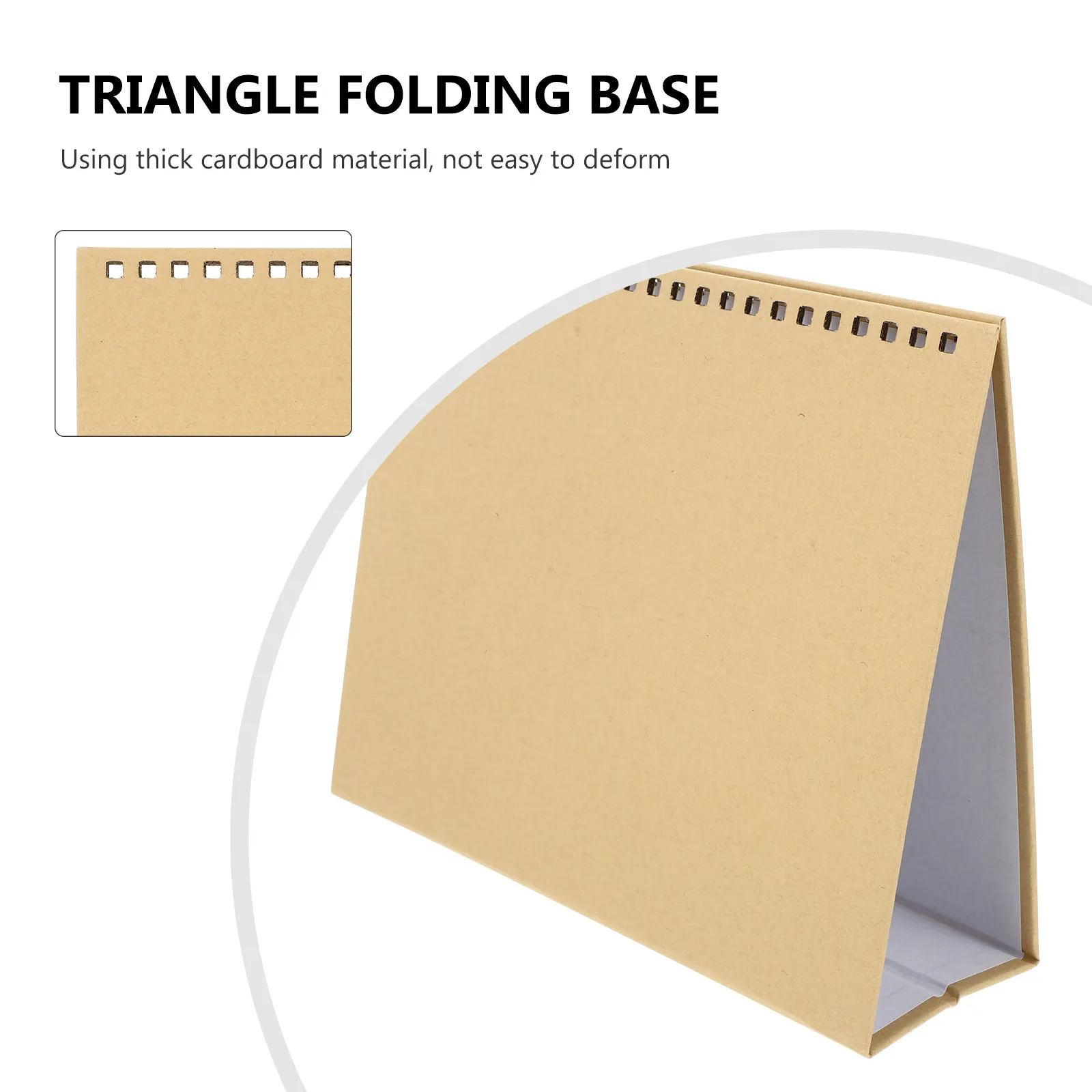 

12Pcs DIY Desk Calendar Base Iridescent Paper Desktop Shelf Stable Holder Home Office Planner Agenda Making Supply Multi-Use