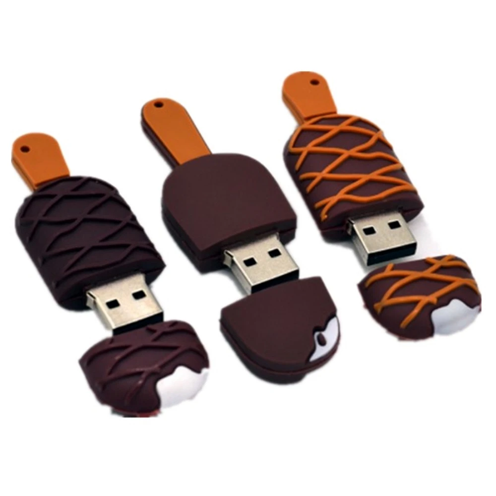 Cartoon Pen Drive 512GB Memory Stick USB Flash Drive Ice cream 256G 2T 1T USB 2.0 Pen Drive 128GB USB Stick 16GB 32G Gift U disk