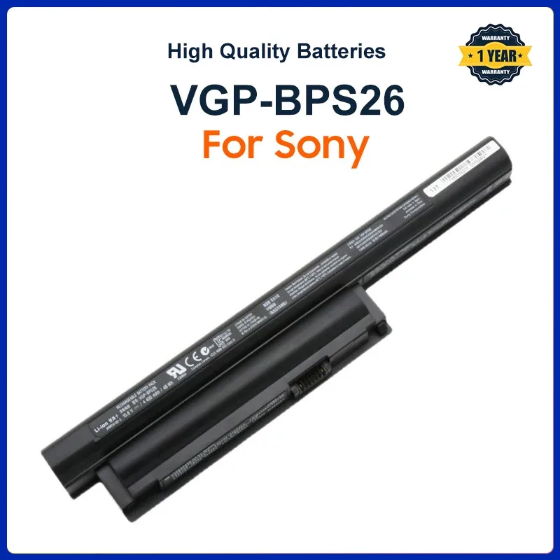 

Аккумулятор для ноутбука VGP-BPS26 10,8 В для Sony Vaio BPL26 BPS26A SVE17 CA CB EG EH EJ EL VPCCA VPCCB VPCEG VPCEH vpзолотой VPCEL 1711q1rw