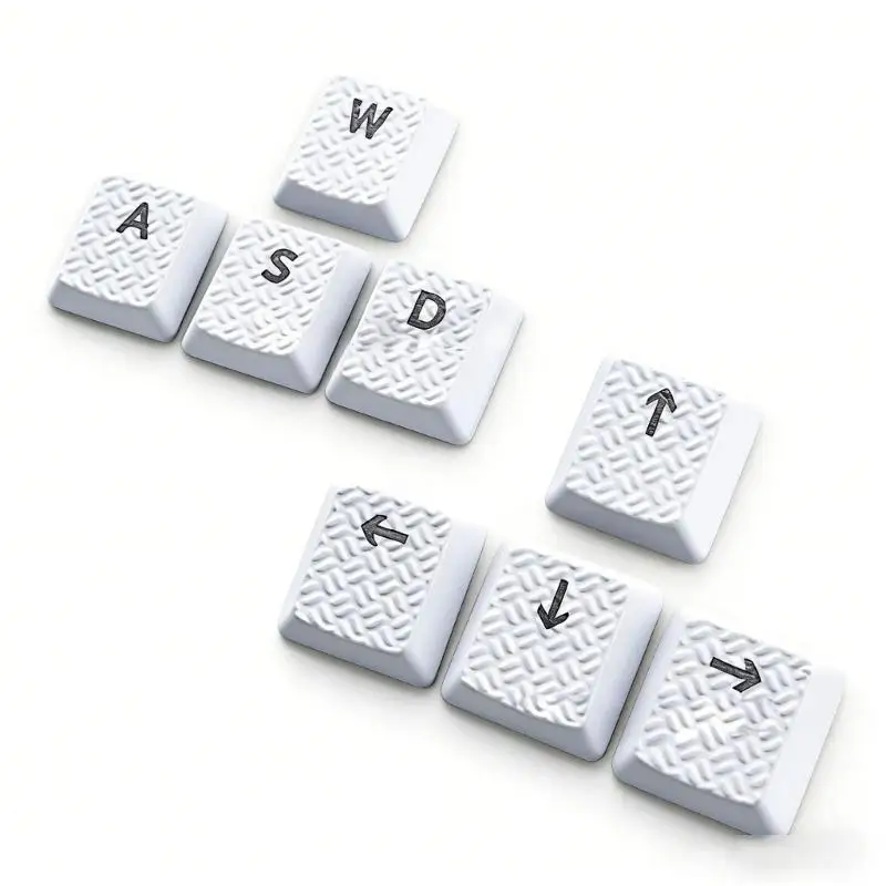 Y1UB 4Pcs Gaming Carbon Fiber Keycap Low Profile Nonslip Texture Cover Cap for G915/G813/G815/G913 TKL Keyboard