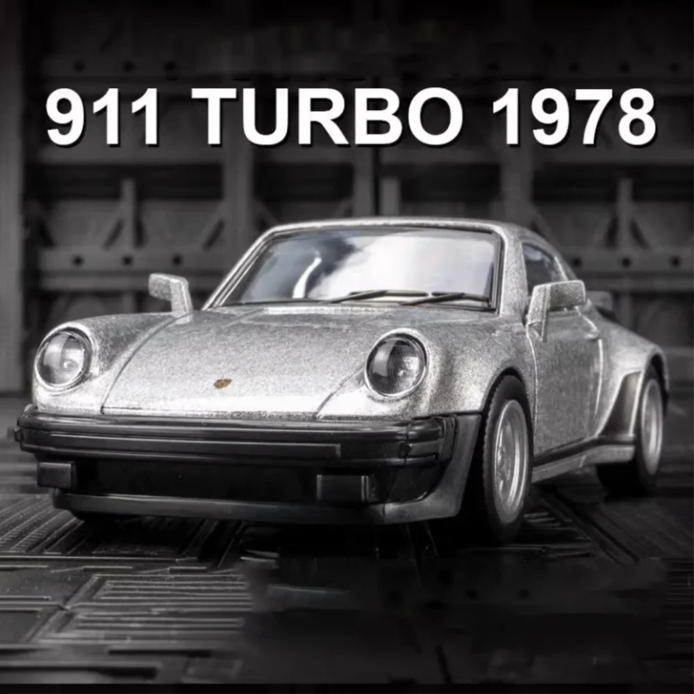 طراز سيارة لعبة Porsche Turbo ، سبيكة دييكاست ، سيارات سباق ، سحب للخلف ، موديلات مصغرة قديمة ، مجموعات هدايا ، مقياس