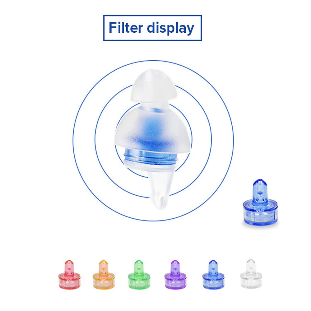 Concert Earplugs High Fidelity Earplugs Noise Reduction Hearing Protection for Sleep, Work, Cinema, Shooting, Motorcycle