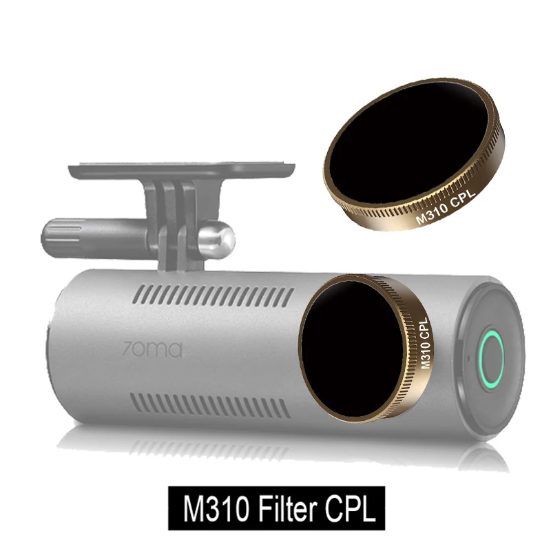 for 70mai Dash Cam M310 gold CPL Filter HD Lens Dust Protection Anti Glare CPL Filter