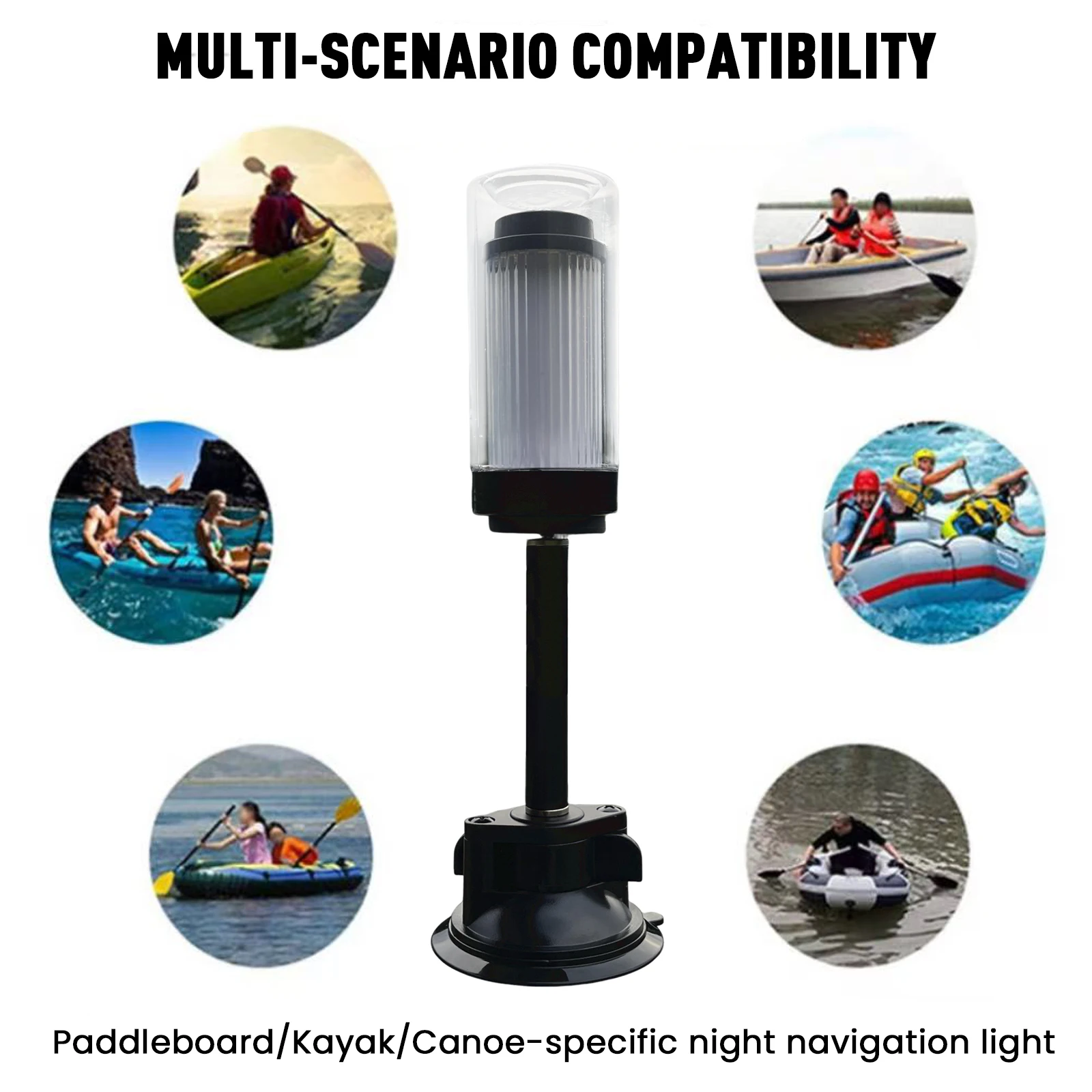 10 Inch LED Navigation Light IP65 Waterproof Anchor Light Stern Light Boat Back Navigation Light for Pontoon Yacht Fishing Boat