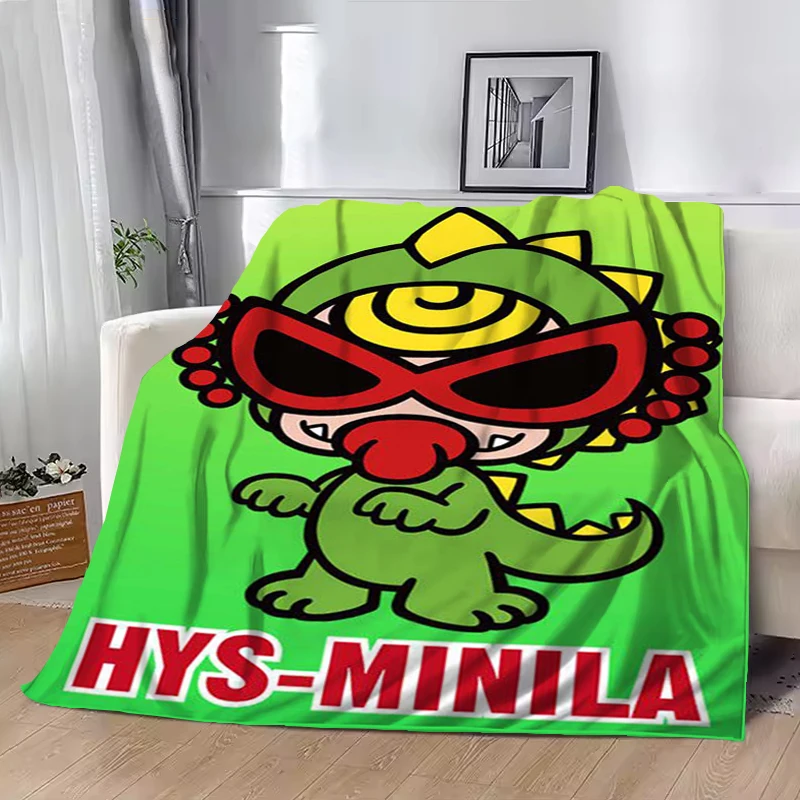 

Japanese Fashion H-Hysteric M-Mini Throw Blanket Soft Plaid With Print Plead Cover Sofas Blankets for Decorative Sofa Throwing