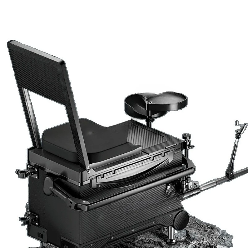 

Ultra light fishing box, multi-function, seating, lifting foot fishing box