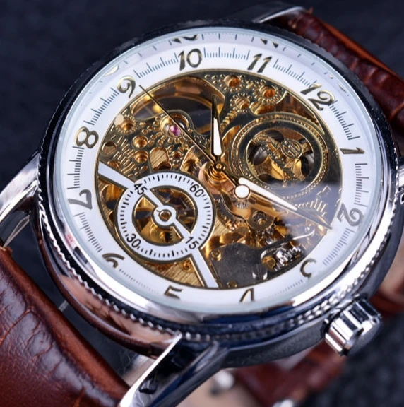 Men's Fashion Leisure Hollow Automatic Mechanical Watch 2025 New Men's Mechanical Watch to be shipped within 48 hours