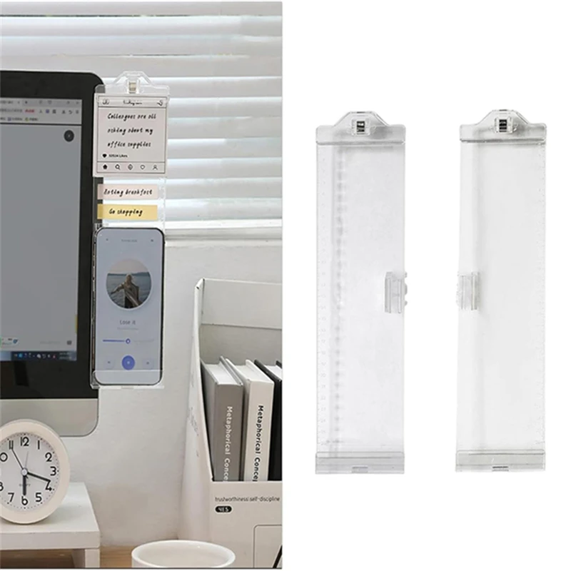 حامل ملاحظات لاصق لشاشة الملاحظات اللاصقة لشاشة المكتب ولوحة تنظيم سطح المكتب وخالية من الأزيز للأعمال #4