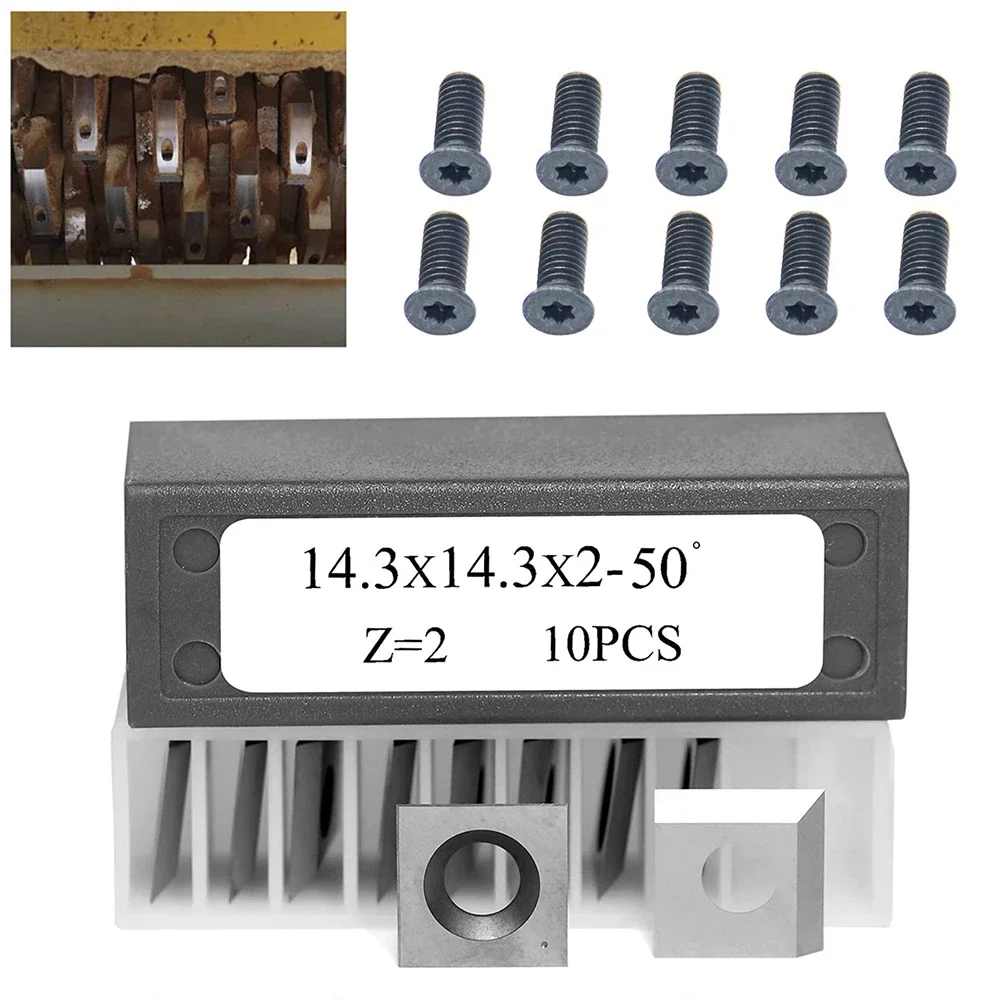 كربيد شفرات 14.3 مللي متر كربيد القاطع إدراج 25-499 ل 25-130h ، 20-600h ، 25-131h 40700H-CT 10 قطعة شفرات نك أداة