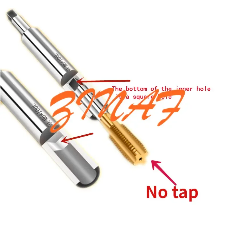 Imagem -03 - Tap Haste de Extensão Tap Extened Sleeve m3 m4 m5 m6 M10 M12 M20 Ferramentas Extensão Rod para Jis Iso Tapping Tool Processamento de Cavidade Profunda