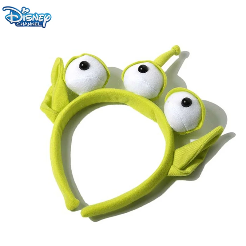 Disney Toy Story Alien Headband Cosplay Costume Stretchy Plushy Hair Accessories Pixar Hair Band Children\'s Day Party Gifts