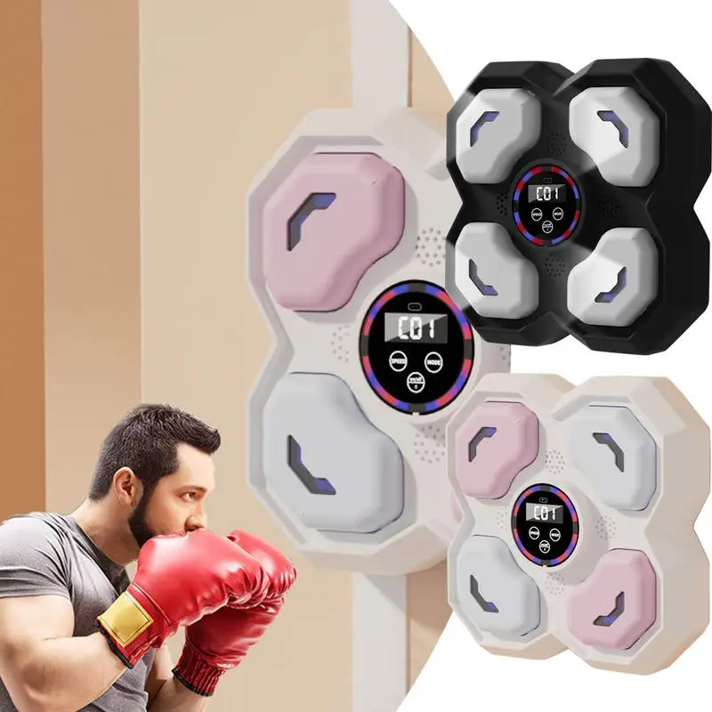 

Music Punching Machine Wireless Electronic Boxing Machine Smart Wall-Mounted Exercise Punching Pads Boxing Equipment For Kids