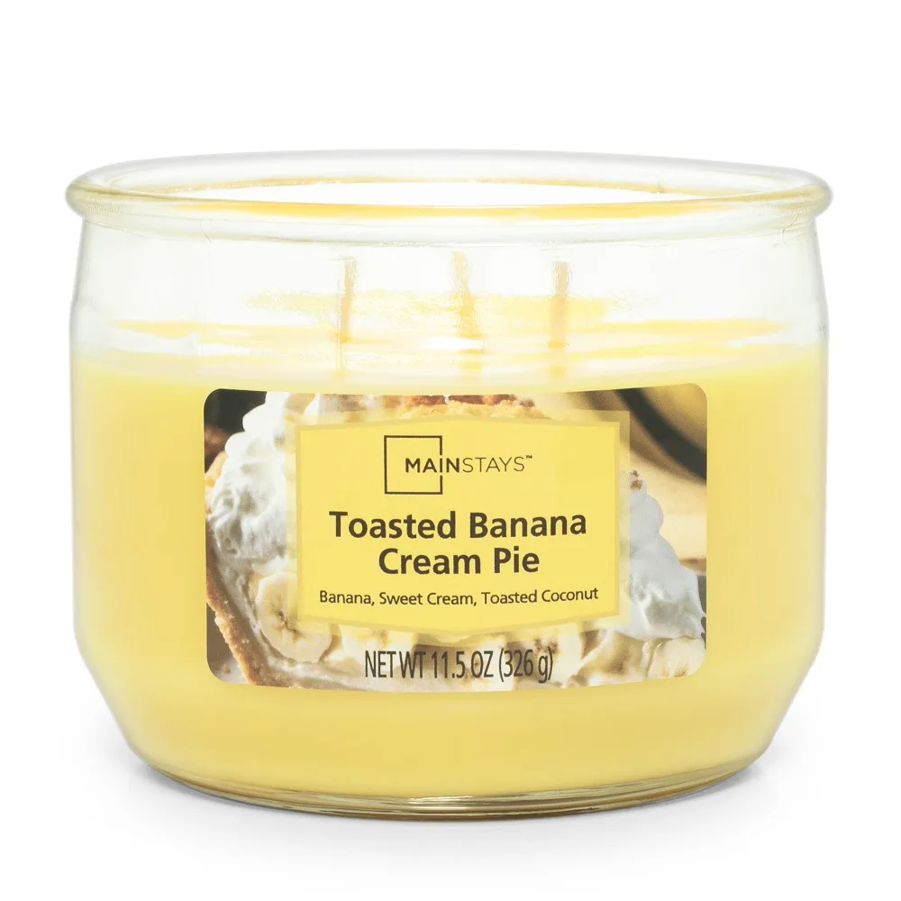 Home Fragrance Aromatherapy - Toasted Banana Cream Pie Scented Large