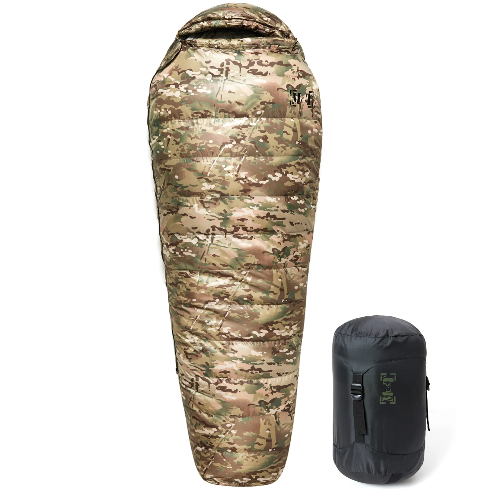 ⁣Akmax.cn Military Down Mummy Sleeping Bag for Cold Weathe