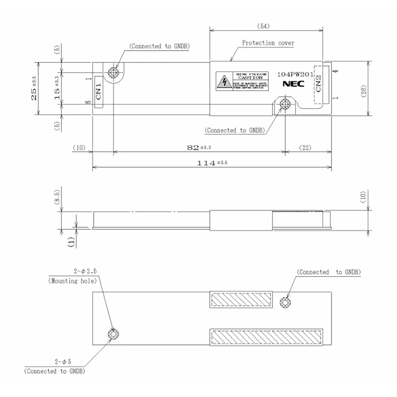 NEC 104PW161 121PW181 104PW201/191 CXA-0308 Modul PLC Inverter Layar LCD
