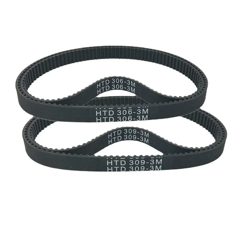 

5pcs/lot HTD300-3M HTD306-3M HTD309-3M Drive Timing Belt Transmission Belts Rubber 306-3m