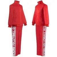 New Haikyuu Nekoma Hoge Cosplay Yaoi Uniformen Tetsurou Kuroo Kozume Kenma Kostuum Set Volleybal Jas + Broek Rood Sportkleding