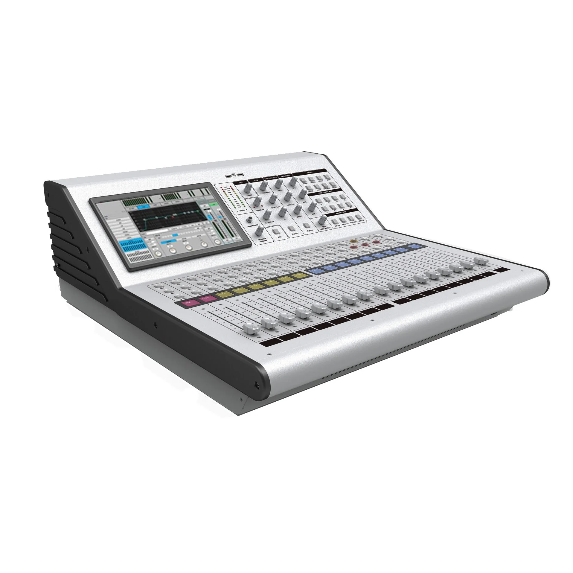 Mezclador digital 32 canales Música Equipo de audio profesional Consola mezcladora de registros