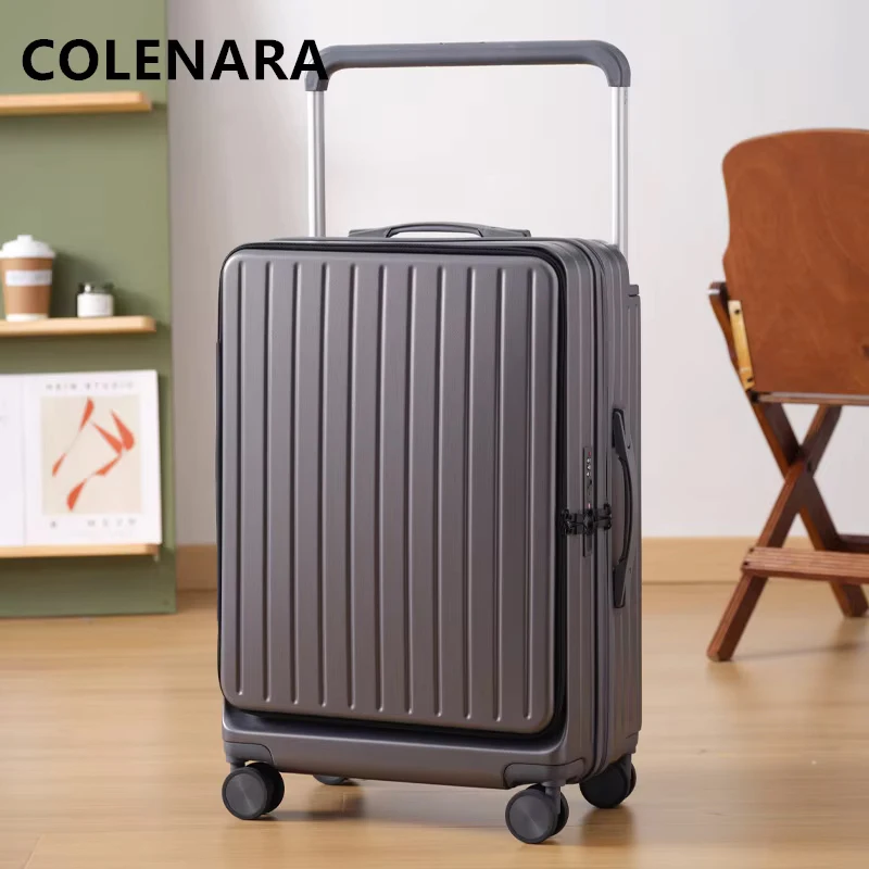 COLENARA Rolling Suitcase 20 Inches Password Box 22