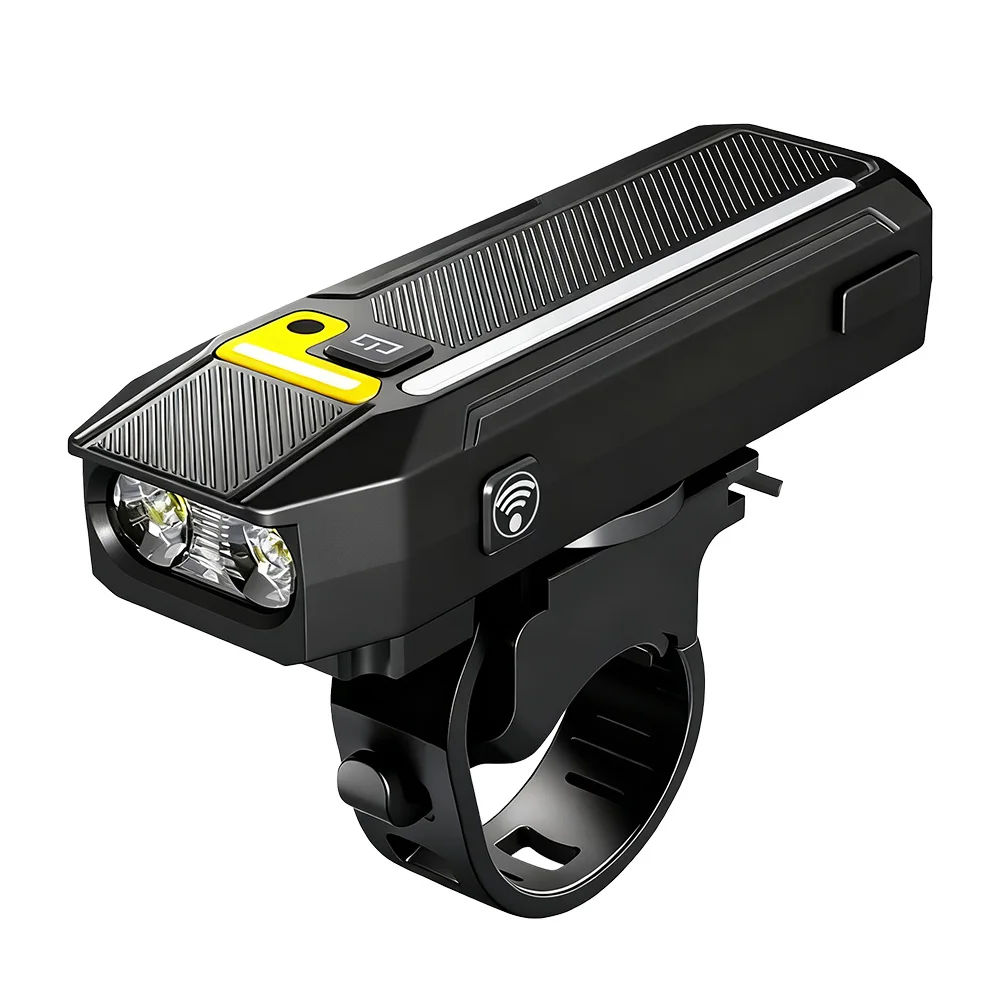 AliExpress NONE Dual Lights LED Bicycle Front Light With Speaker USB Rechargeable Bicycles Accessories RGB Side Lamp Road Cycling Bike Headlight