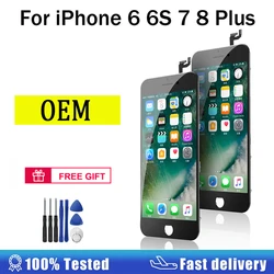 아이폰 6 플러스 6S 플러스 7 플러스 8 플러스, Tianma 스크린용 OEM LCD, 3D 터치 스크린, LCD 디스플레이 디지타이저 어셈블리 교체