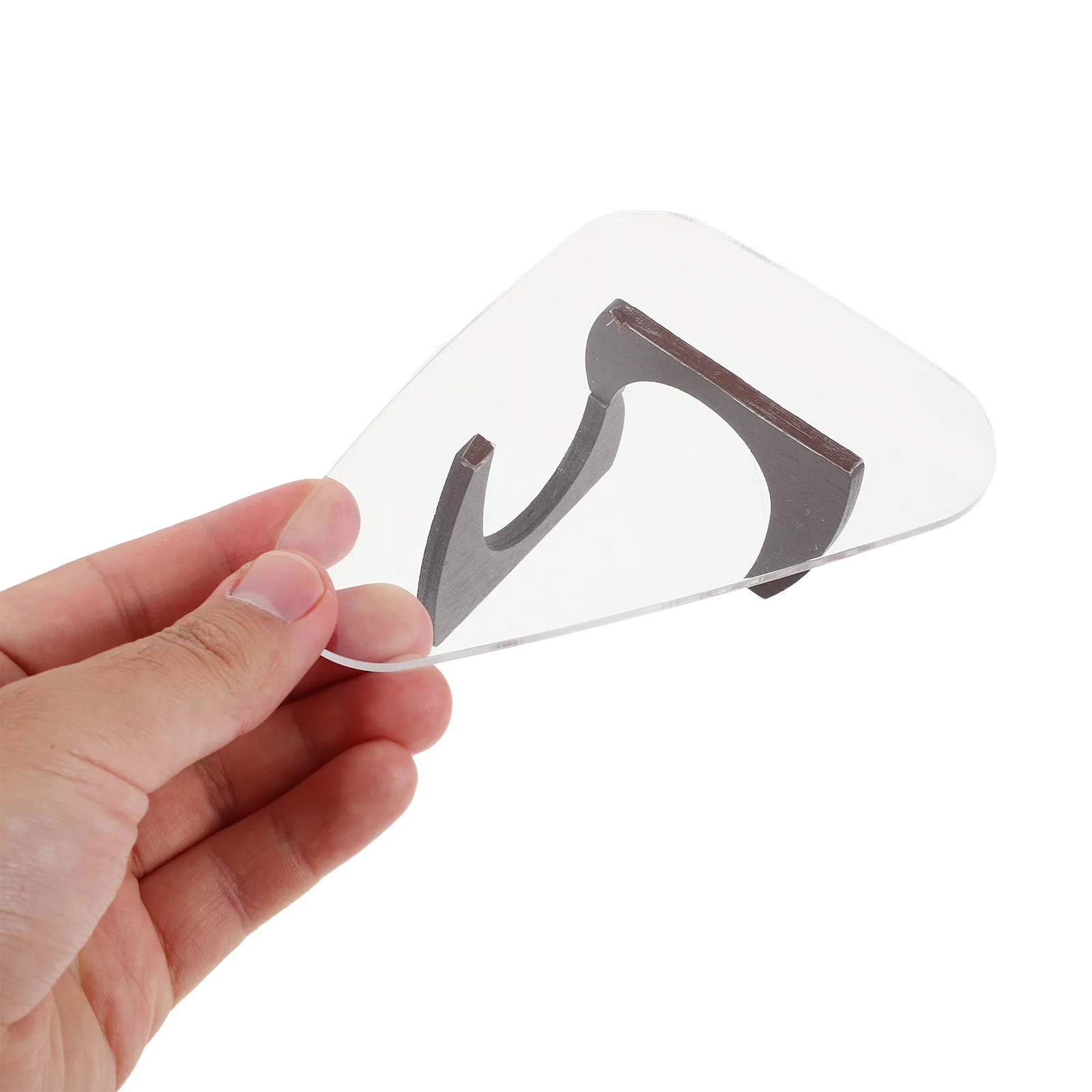 โต๊ะอาหารจิ๋วสำหรับบ้านตุ๊กตา 2 ชิ้น รูปทรงสามเหลี่ยม ประหยัดพื้นที่ สำหรับการเล่นสร้างสรรค์ เฟอร์นิเจอร์จิ๋ว