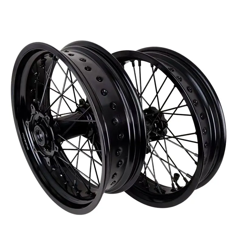

17 Inch Wheel Set Cast Hub 17 Inch Alloy Wheels Rims Supermoto Wheels 17