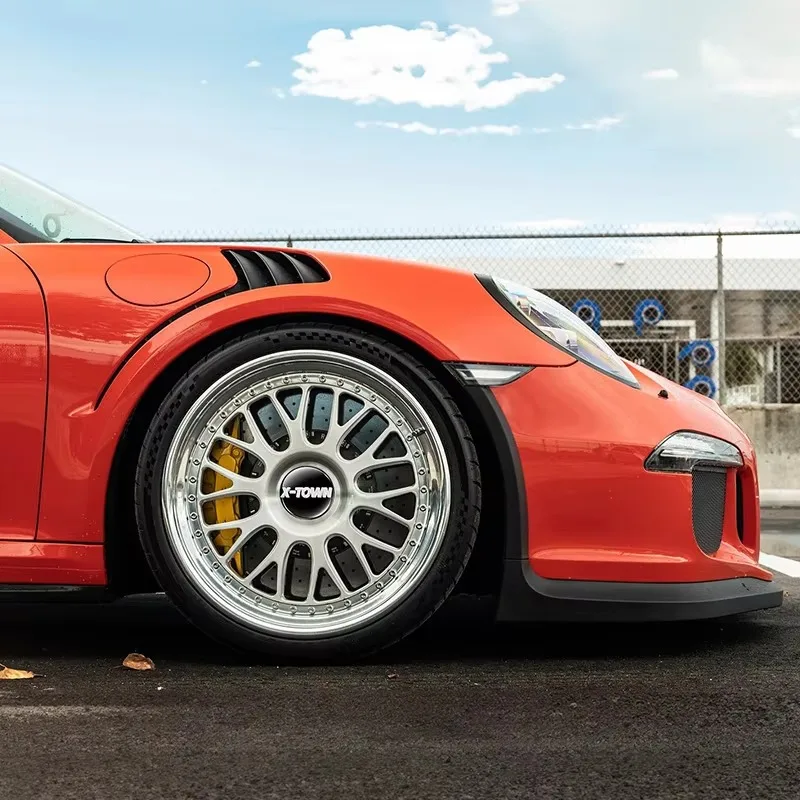Bespoke Luxury Custom Custom Forged Alloy Rims For Bentley Continental Bentayga For Tesla Model Y Model S White Deep Dish