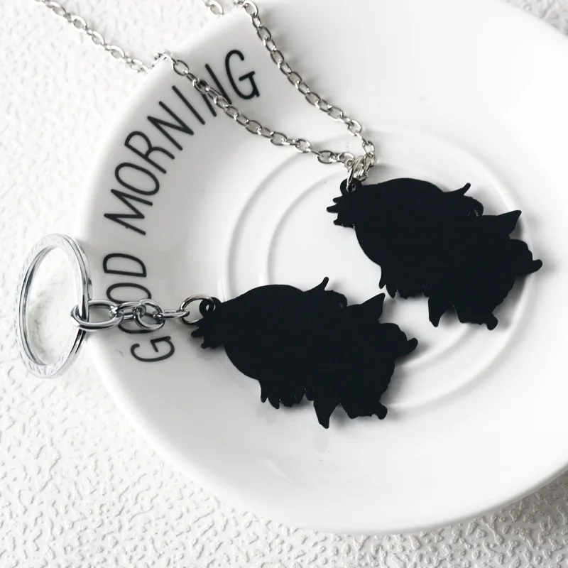 애니메이션 코스프레 주술회전 펜던트 목걸이 키체인 피규어, 게토 스구루 에나멜 키링, 코스프레 소품, 쥬얼리 팬 선물