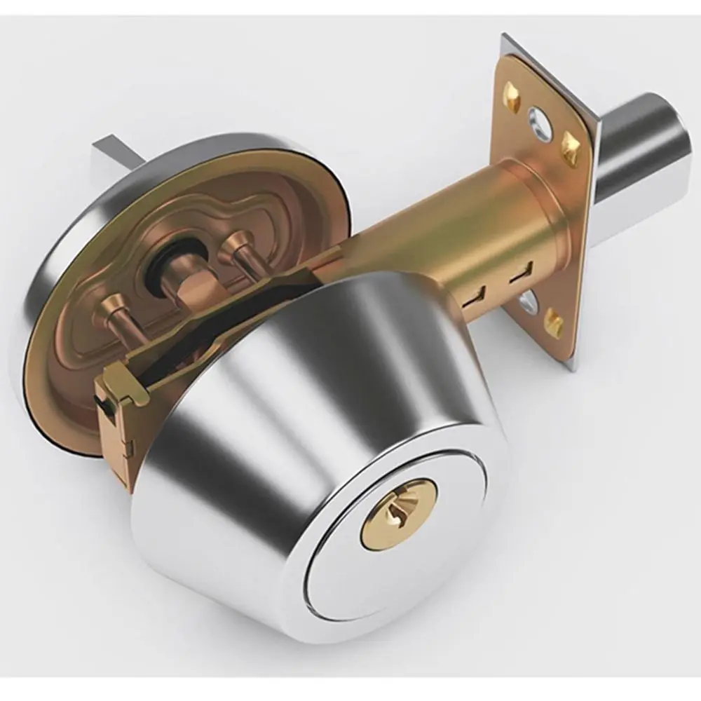 متعدد الألوان دخول مقابض الأبواب جانب واحد الفولاذ المقاوم للصدأ أقفال باب الغرفة دائم غير مرئية الميت بولت قفل الباب بوابة باب المنزل