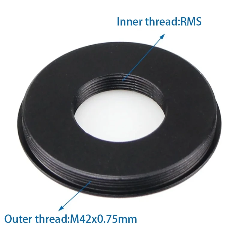 Microscope Objective RMS Thread Transfer to M42 x0.75 / M42x1 Interface Adapter Ring for Olympus microscopio