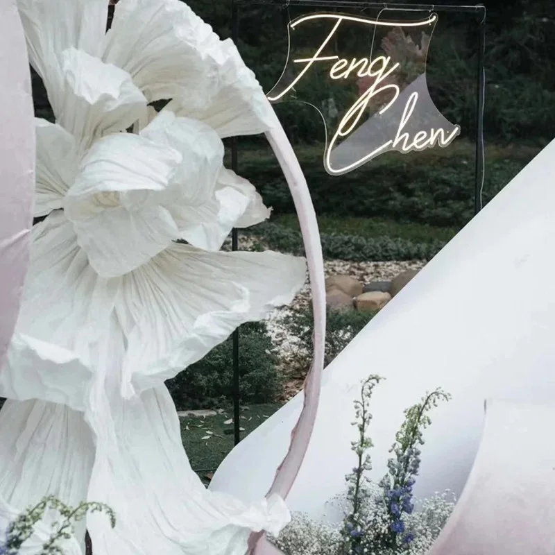 

White Large Paper Iris Flowers Artificial Wedding Scence Paper Flowers Birthday Party Backdrop Decor Stage Window Layout Props