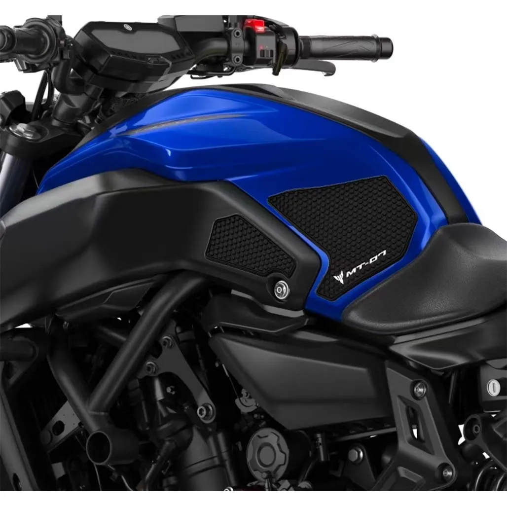 For Yamaha MT-07 MT 07 2018-2020 Rubber anti-slip side oil tank sticking anti-wear oil tank protection sticker