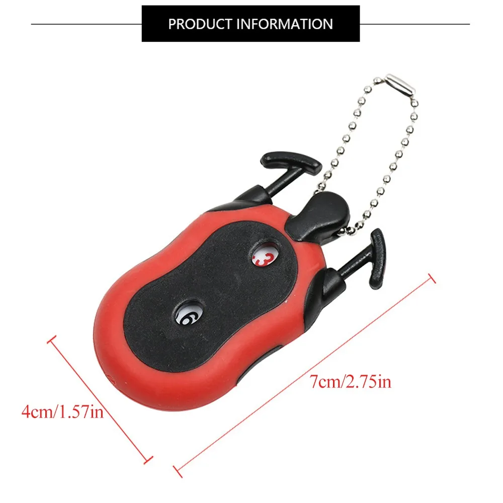 With Key Chain Golf Accessories Counter Double Dial Golf Score Indicator Handy Counter Golf Score Counter Golf Scoring