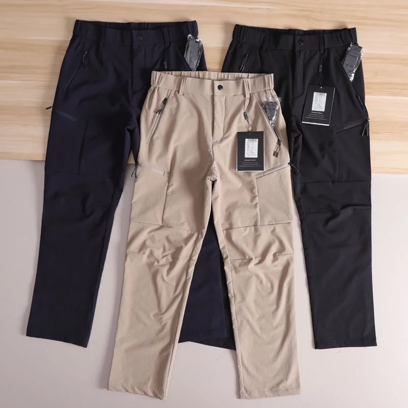 

Outdoor High-End MX4D Tailored Lightweight Breathable Qui-Dry Elastic Men's Autumn Casual Pants Belt Multi-Functional Waist...