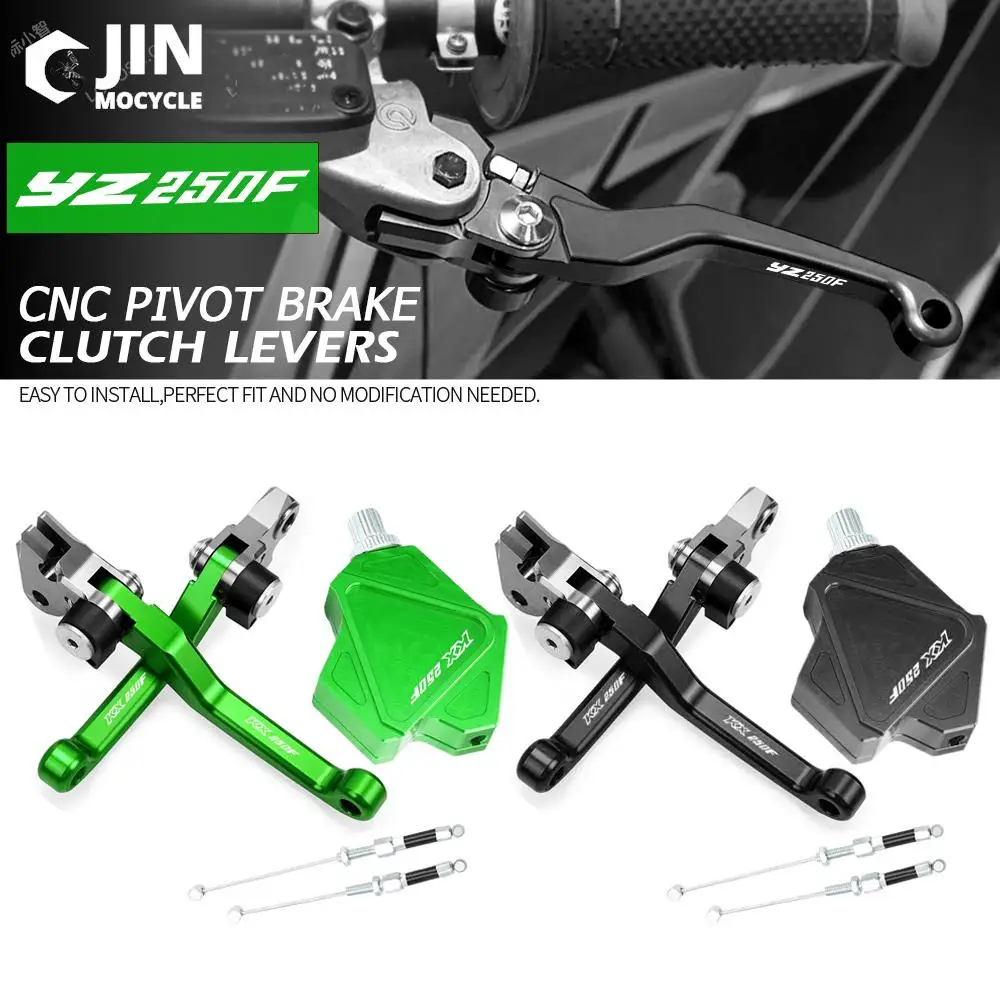 

For Kawasaki KX250F 2013 2014 2015 2016 2017 2018 Accessories CNC Stunt Clutch Lever Easy Pull Cable System Brake Clutch Levers