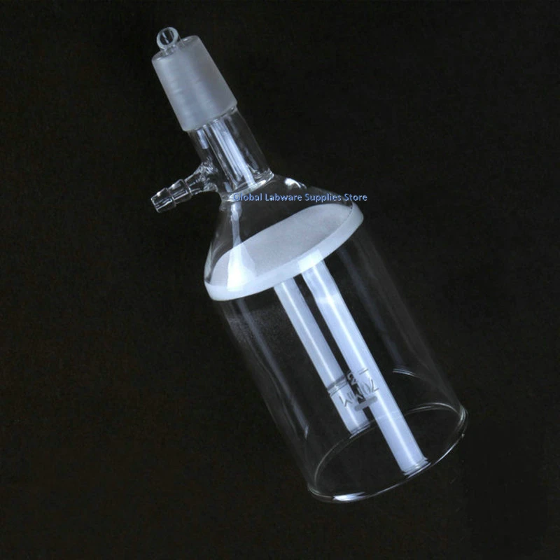 1Piece 35ml to 1000ml Glass Sand core Filter Funnel with 24# standard joint Laboratory filter unit G1-G6 available