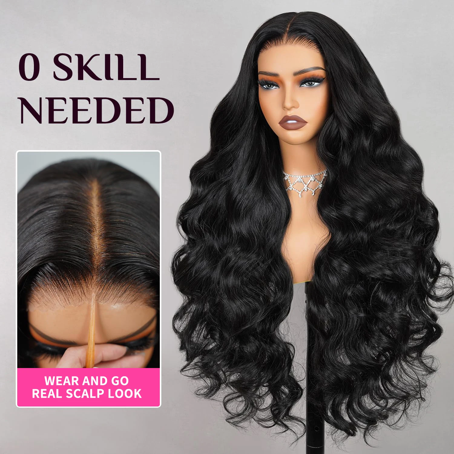 250% الكثافة الداعا الداعا عقدة شعر مستعار غلويليس الباروكات شعر الإنسان قبل قطعها قبل قطع 13x4 HD الدانتيل إغلاق الباروكات شعر الإنسان الجسم موجة الدانتيل